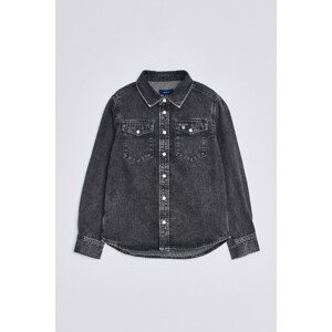 KOŠEĽA GANT D2. OVERSIZED DENIM SHIRT čierna 122/128