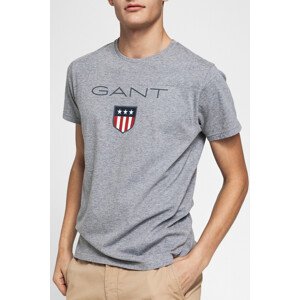 TRIČKO GANT SHIELD SS T-SHIRT šedá S