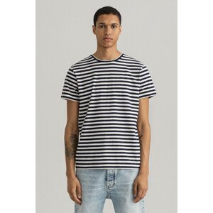 TRIČKO GANT D.1 STRIPED SS T-SHIRT modrá S