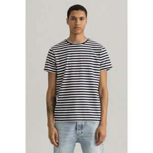 TRIČKO GANT D.1 STRIPED SS T-SHIRT modrá L