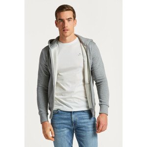 MIKINA GANT TONAL ARCHIVE SHIELD ZIP HOODIE šedá XXL