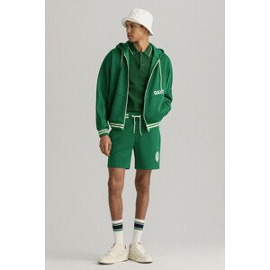 TEPLÁKOVÉ ŠORTKY GANT D1. RACQUET CLUB SWEAT SHORTS zelená L