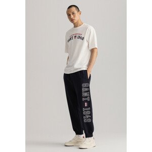 TEPLÁKY GANT D.2 RETRO SHIELD SWEATPANTS modrá M