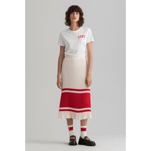 SUKŇA GANT D2. STRIPE PLEATED SKIRT biela 34