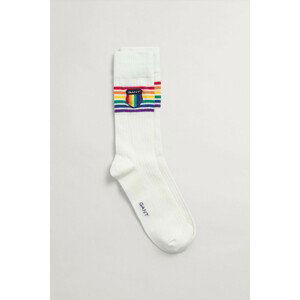 PONOŽKY GANT PRIDE. SOCKS biela 40/42