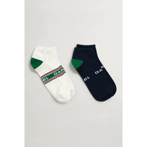 PONOŽKY GANT D2. ANKLE SOCKS 2-PACK biela 40/42