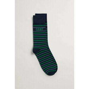 PONOŽKY GANT D2. STRIPE SOCKS modrá 40/42