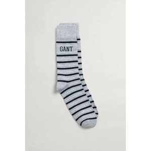 PONOŽKY GANT D2. STRIPE SOCKS šedá 40/42