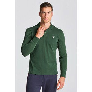 POLOKOŠEĽA GANT ORIGINAL PIQUE LS RUGGER zelená 4XL