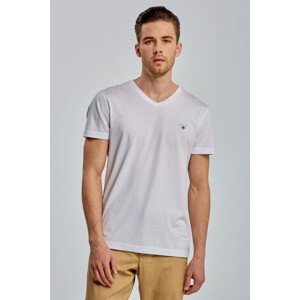 TRIČKO GANT ORIGINAL SLIM V-NECK T-SHIRT biela S