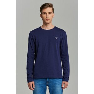 TRIČKO GANT ORIGINAL SLIM LS T-SHIRT modrá L