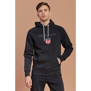 MIKINA GANT SHIELD HOODIE čierna XL