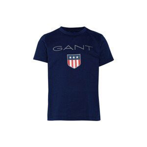 TRIČKO GANT D1. GANT SHIELD SS T-SHIRT modrá 122/128