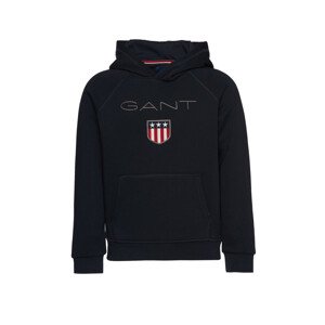 MIKINA GANT D1. SHIELD HOODIE modrá 98/104