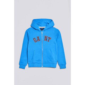 MIKINA GANT D1. GRAPHIC FULL ZIP HOODIE modrá 122/128