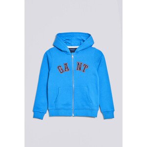 MIKINA GANT D1. GRAPHIC FULL ZIP HOODIE modrá 92