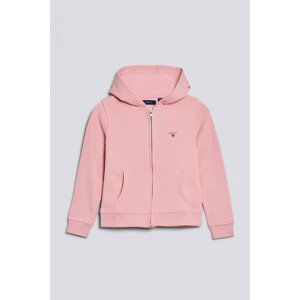 MIKINA GANT D1. ORIGINAL FULL ZIP SWEAT HOODIE ružová 98/104