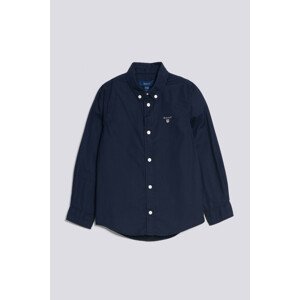 KOŠEĽA GANT D1. COTTON TWILL SHIRT modrá 98/104