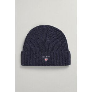 ČAPICA GANT D1. WOOL LINED BEANIE modrá L/XL