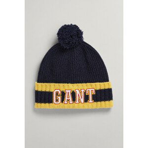 ČAPICA GANT D2. GANT POMPOM BEANIE modrá L/XL