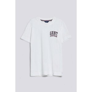 TRIČKO GANT D1. CREST SHIELD SS T-SHIRT biela 134/140