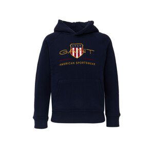 MIKINA GANT ARCHIVE SHIELD HOODIE modrá 158/164