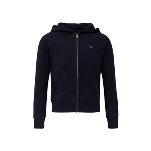 MIKINA GANT ORIGINAL FULL ZIP SWEAT HOODIE modrá 176