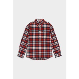 KOŠEĽA GANT D2. CHECK SHIRT červená 122/128