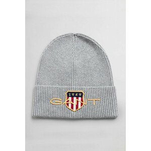 ČAPICA GANT D1. ARCHIVE SHIELD BEANIE šedá L/XL