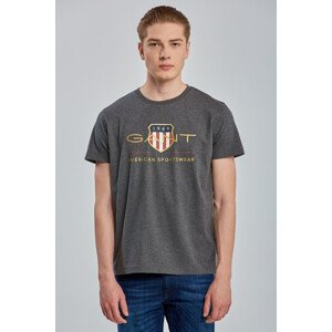 TRIČKO GANT D2. ARCHIVE SHIELD SS T-SHIRT šedá M