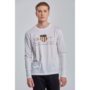 TRIČKO GANT ARCHIVE SHIELD LS T-SHIRT biela S