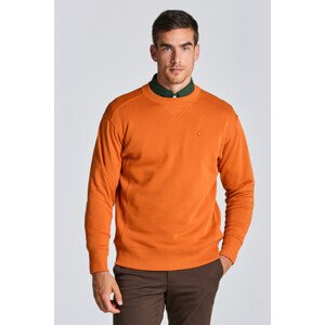 MIKINA GANT D1. ICON G ESSENTIAL C-NECK SWEAT oranžová S