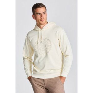 MIKINA GANT D2. MONOGRAM SWEAT HOODIE biela L