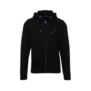 MIKINA GANT THE ORIGINAL FULL ZIP HOODIE čierna XXXL