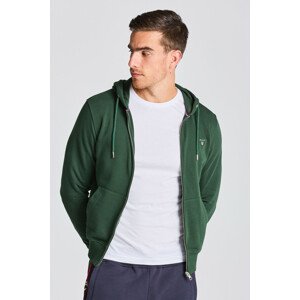 MIKINA GANT THE ORIGINAL FULL ZIP HOODIE zelená XS