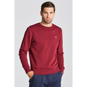 MIKINA GANT ORIGINAL C-NECK SWEAT červená S