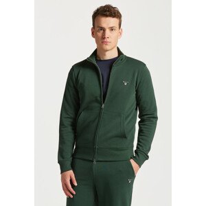 MIKINA GANT ORIGINAL FULL ZIP CARDIGAN zelená S