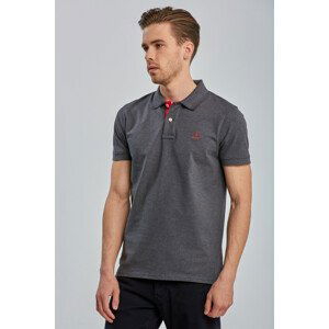 POLOKOŠEĽA GANT CONTRAST COLLAR PIQUE SS RUGGER šedá XS