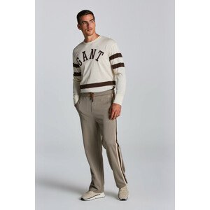 TEPLÁKY GANT D.1 HOUNDSTOOTH TRACKSUIT TROUSER hnedá S