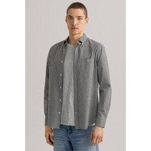 KOŠEĽA GANT REG BROADCLOTH GINGHAM BD čierna S