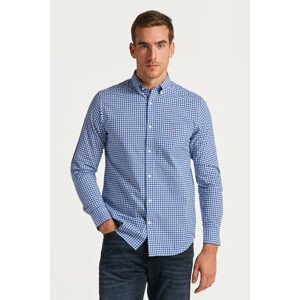 KOŠEĽA GANT REG BROADCLOTH GINGHAM BD modrá S