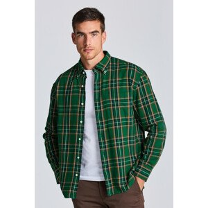 KOŠEĽA GANT D1. REL TARTAN TWILL SHIRT zelená S