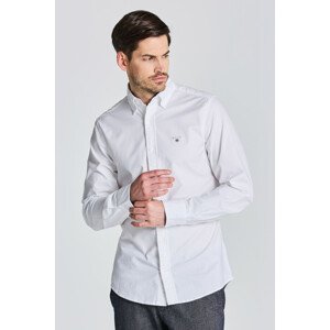 KOŠEĽA GANT D1. SLIM OXFORD STRETCH SHIRT biela M