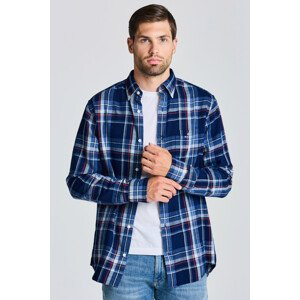 KOŠEĽA GANT D1. REG UT INDIGO PLAID SHIRT modrá S