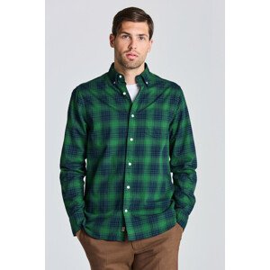 KOŠEĽA GANT D1. REG UT TWILL CHECK SHIRT zelená M