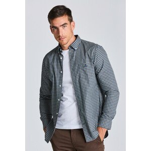 KOŠEĽA GANT D1. REG SMALL TARTAN TWILL SHIRT modrá S