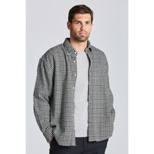 KOŠEĽA GANT D1. OS COTTON HOUNDSTOOTH SHIRT čierna M