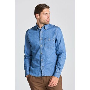 KOŠEĽA GANT D1. SLIM DENIM SHIRT modrá M