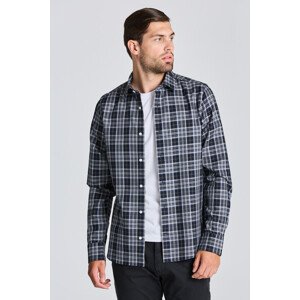 KOŠEĽA GANT D2. SLIM TWILL CHECK SHIRT modrá S