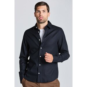 KOŠEĽA GANT D2. SLIM SOLID TWILL SHIRT čierna S